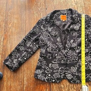 Black Modcloth 3/4-sleeve suit jacket w/ pockets, S-M